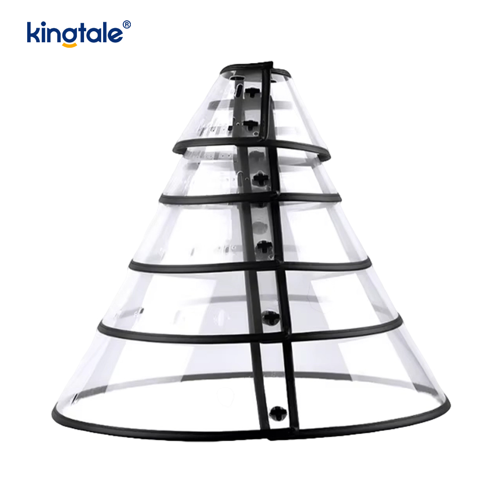 Kingtale ปรับ Soft Pet Recovery Collar สำหรับสุนัขแมวพลาสติกแข็งส่วนบุคคลป้องกันกรวยพลาสติก