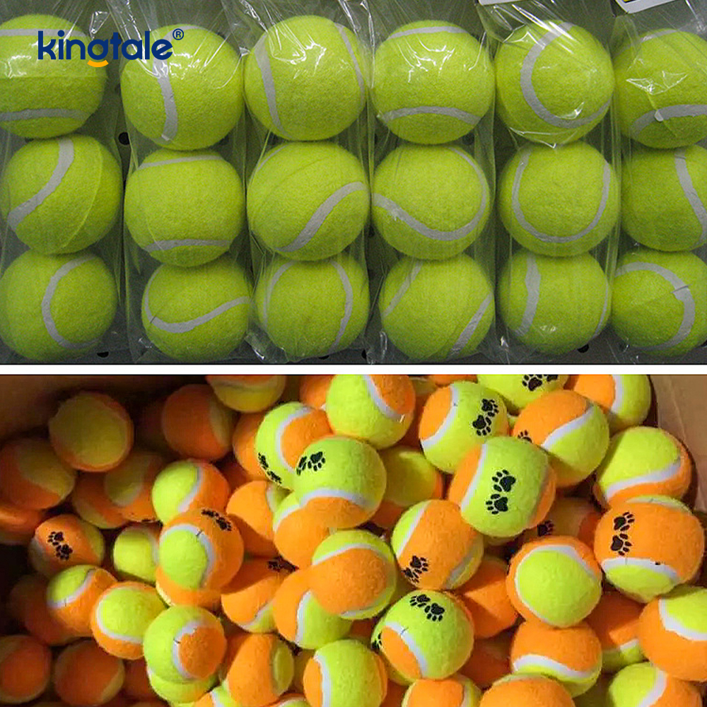 ของเล่นเทนนิสสำหรับสัตว์เลี้ยง ทนทานและทนต่อการกัดสำหรับสัตว์เลี้ยงแบบเคี้ยวออกกำลังกายแบบโต้ตอบ