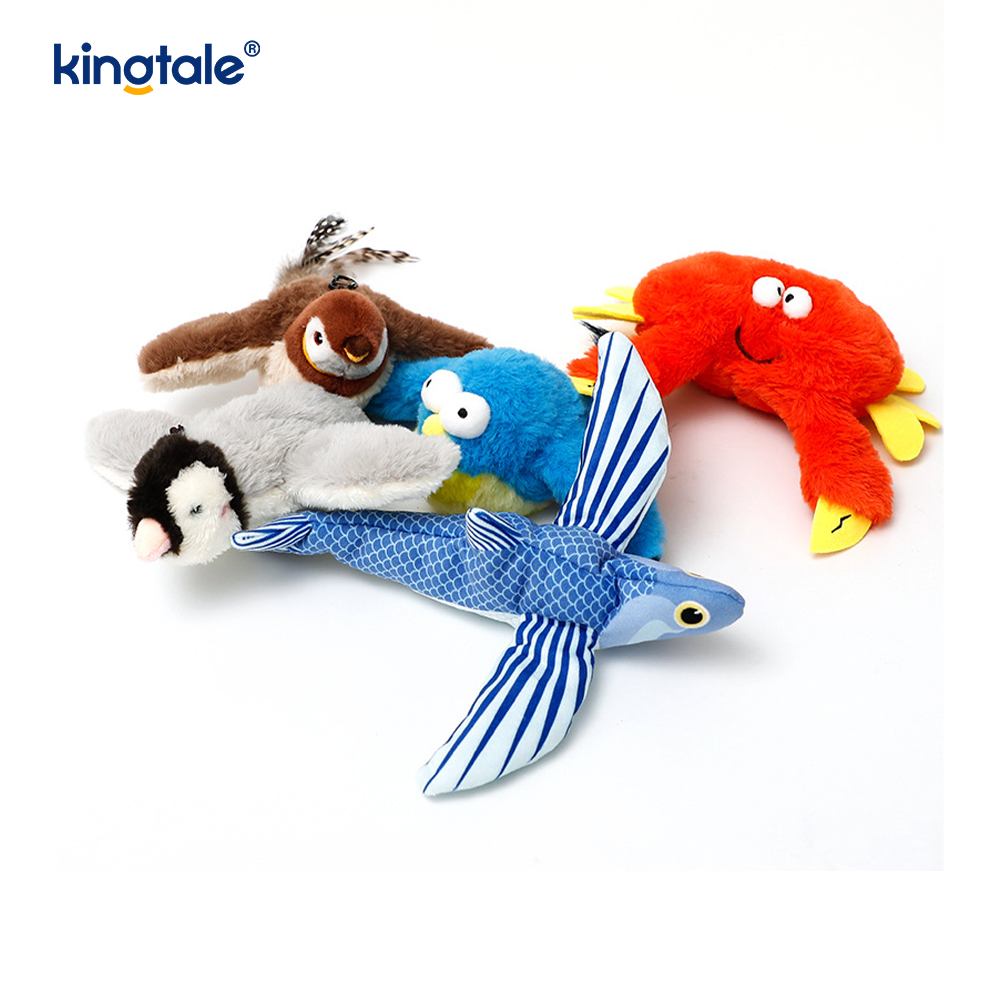 จำลอง Sparrow ของเล่นตุ๊กตาสัตว์เลี้ยงสำหรับทุกสายพันธุ์ Cat Kicker Catnip ของเล่น Sparrow