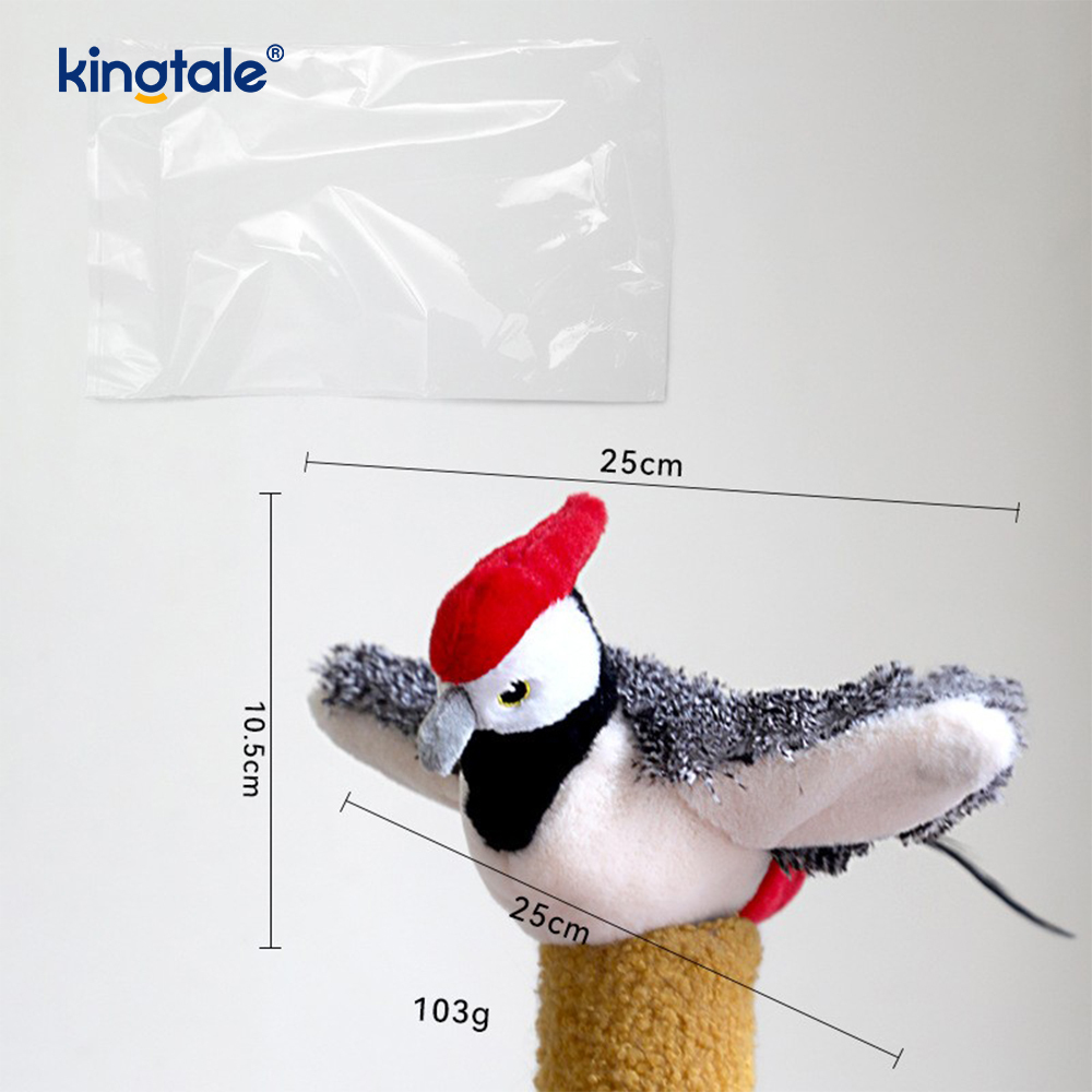 จำลอง Sparrow ของเล่นตุ๊กตาสัตว์เลี้ยงสำหรับทุกสายพันธุ์ Cat Kicker Catnip ของเล่น Sparrow