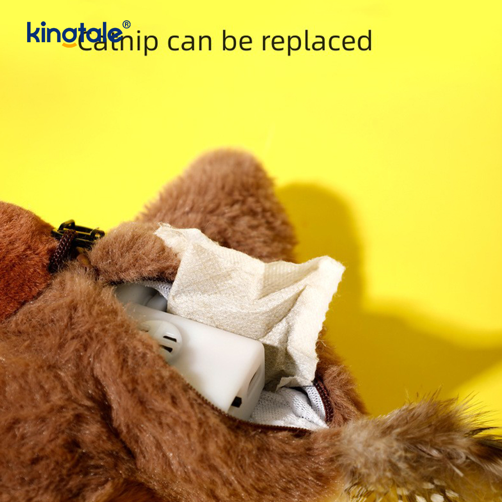จำลอง Sparrow ของเล่นตุ๊กตาสัตว์เลี้ยงสำหรับทุกสายพันธุ์ Cat Kicker Catnip ของเล่น Sparrow