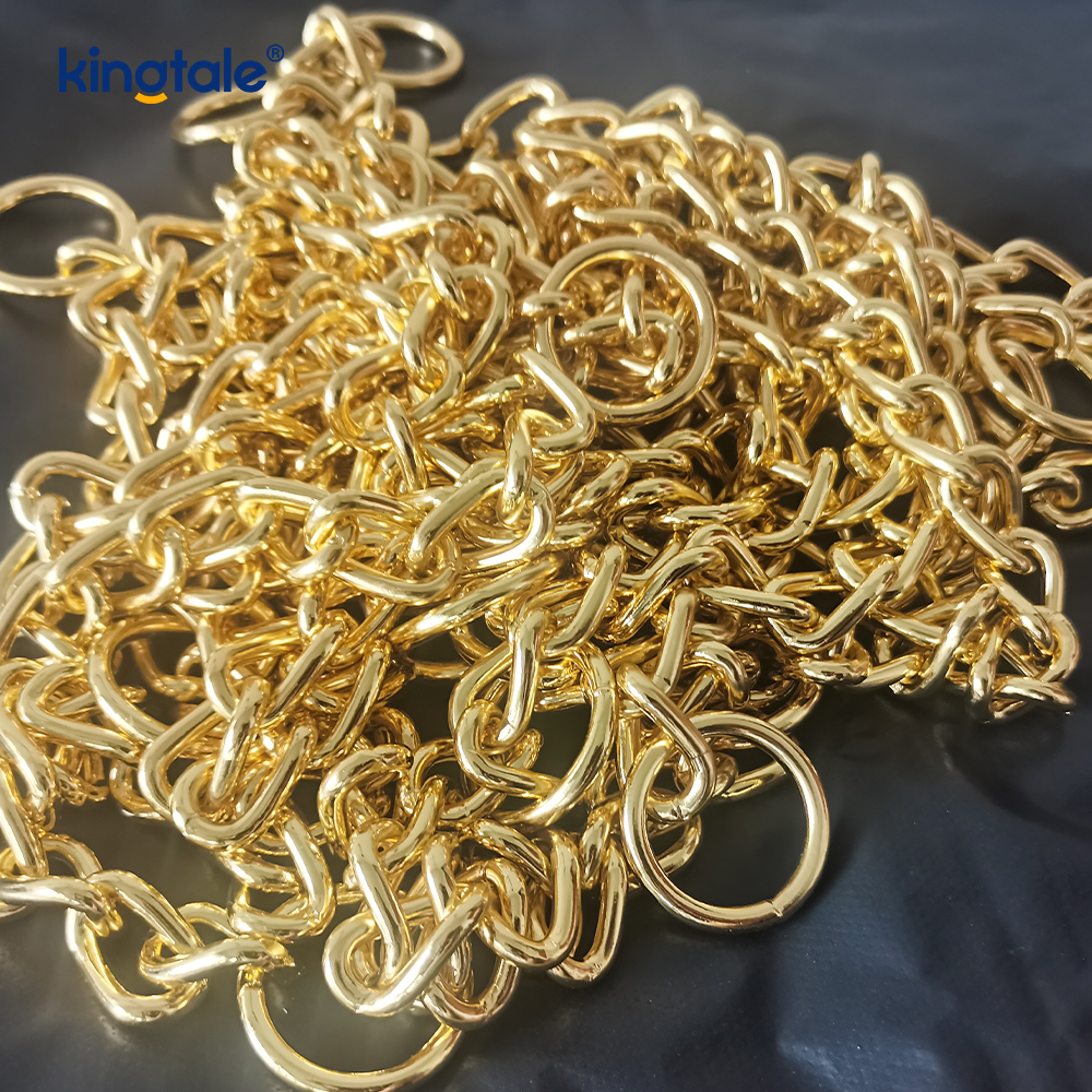 โลหะการฝึกอบรมสุนัข Choke Collar Slip P Chain โซ่หนักสำหรับสุนัข