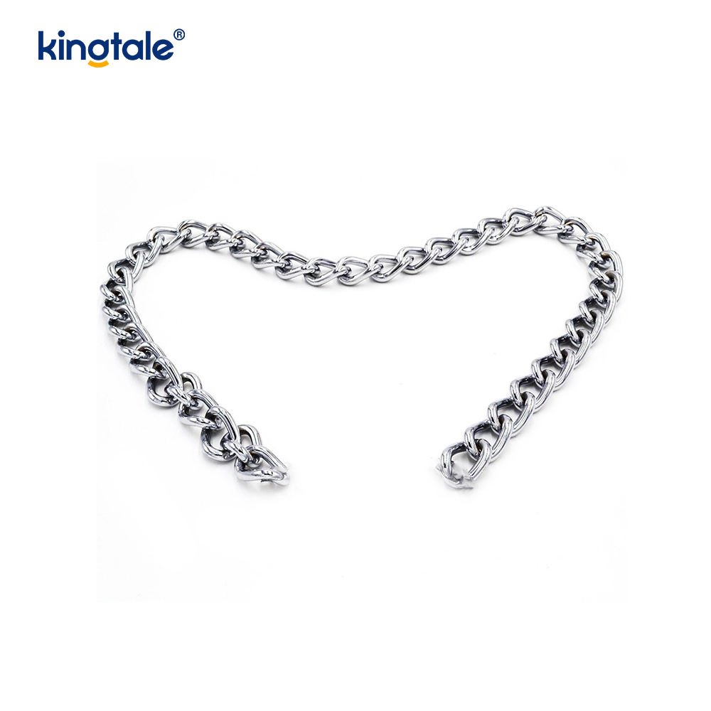 โลหะการฝึกอบรมสุนัข Choke Collar Slip P Chain โซ่หนักสำหรับสุนัข