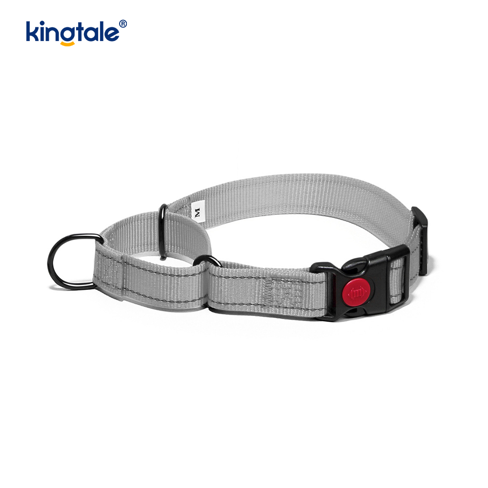 ไม่ต้องดึงปลอกคอสุนัข Martingale แบบปรับได้แบบสะท้อนแสงสำหรับสุนัข S M A L L