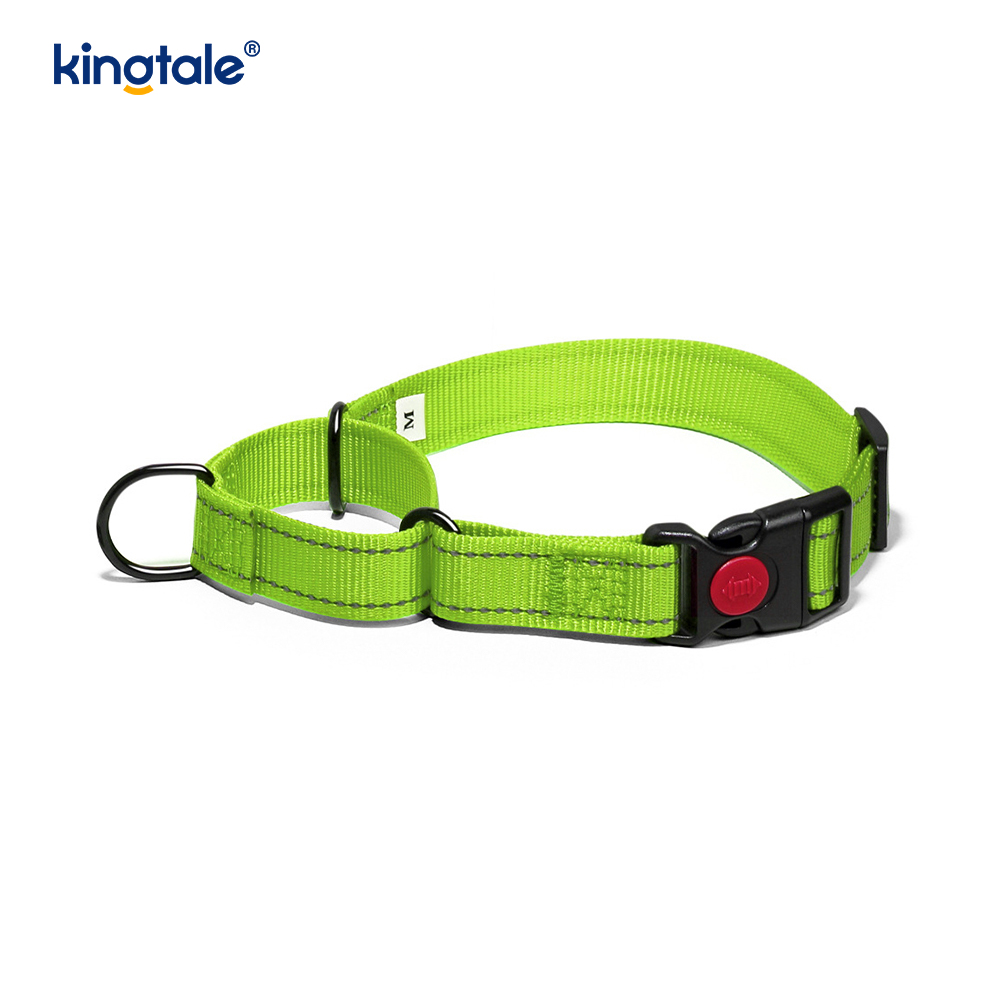 ไม่ต้องดึงปลอกคอสุนัข Martingale แบบปรับได้แบบสะท้อนแสงสำหรับสุนัข S M A L L