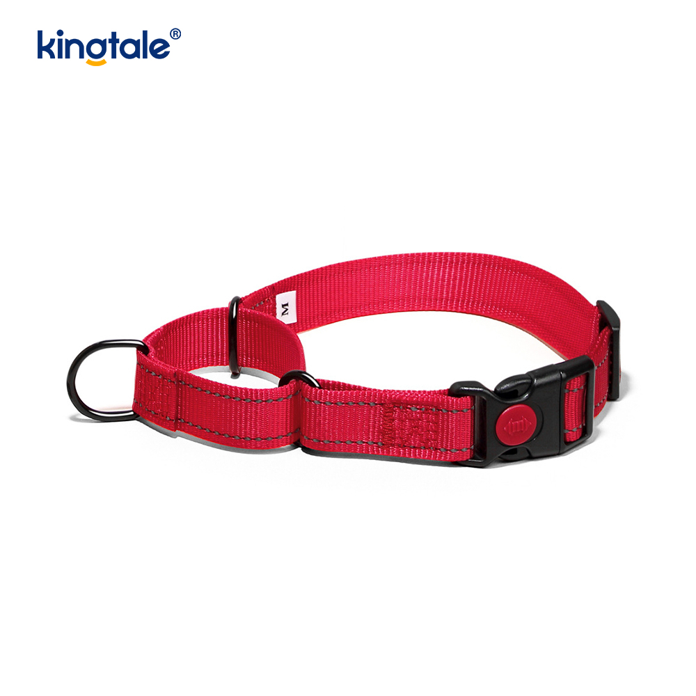 ไม่ต้องดึงปลอกคอสุนัข Martingale แบบปรับได้แบบสะท้อนแสงสำหรับสุนัข S M A L L
