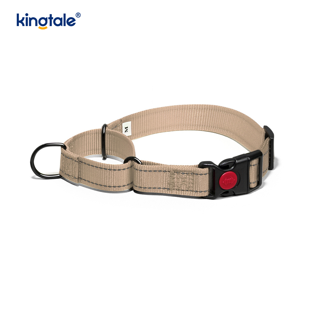 ไม่ต้องดึงปลอกคอสุนัข Martingale แบบปรับได้แบบสะท้อนแสงสำหรับสุนัข S M A L L