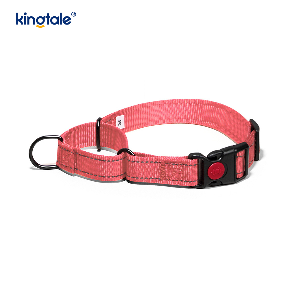 ไม่ต้องดึงปลอกคอสุนัข Martingale แบบปรับได้แบบสะท้อนแสงสำหรับสุนัข S M A L L