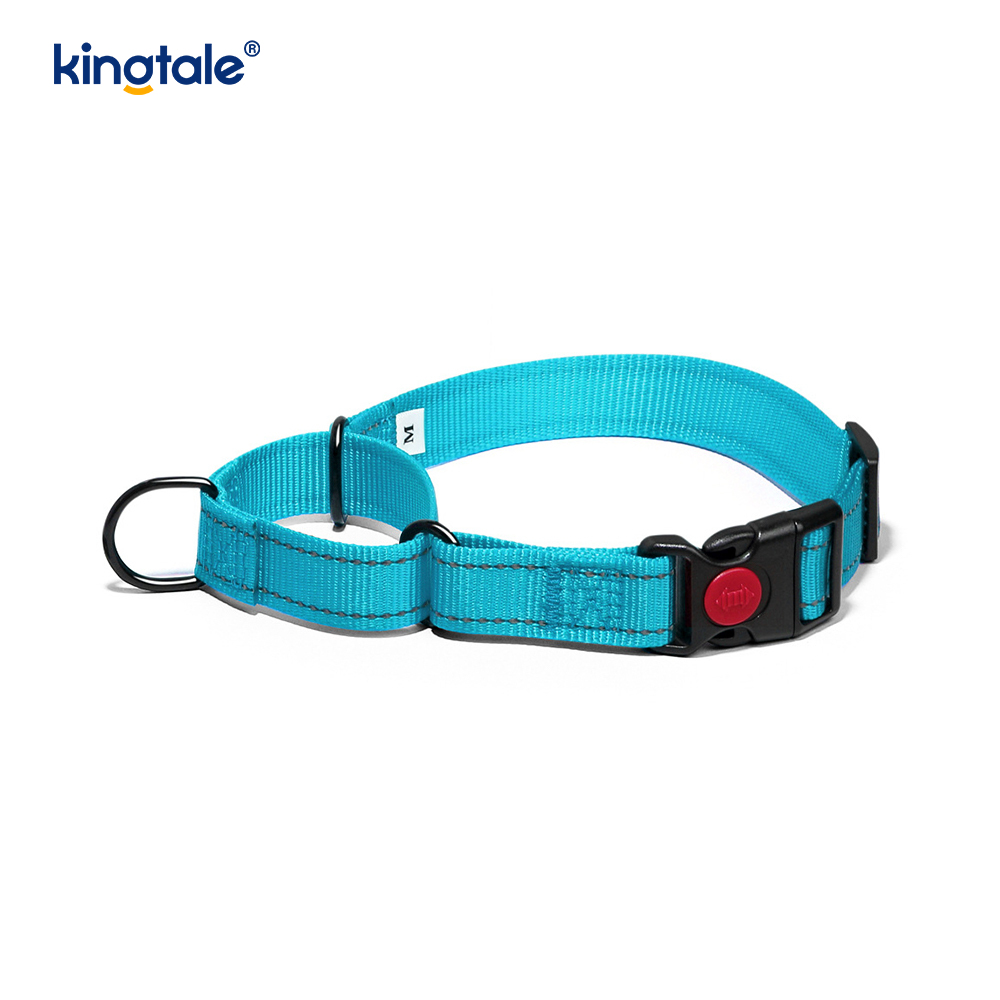 ไม่ต้องดึงปลอกคอสุนัข Martingale แบบปรับได้แบบสะท้อนแสงสำหรับสุนัข S M A L L