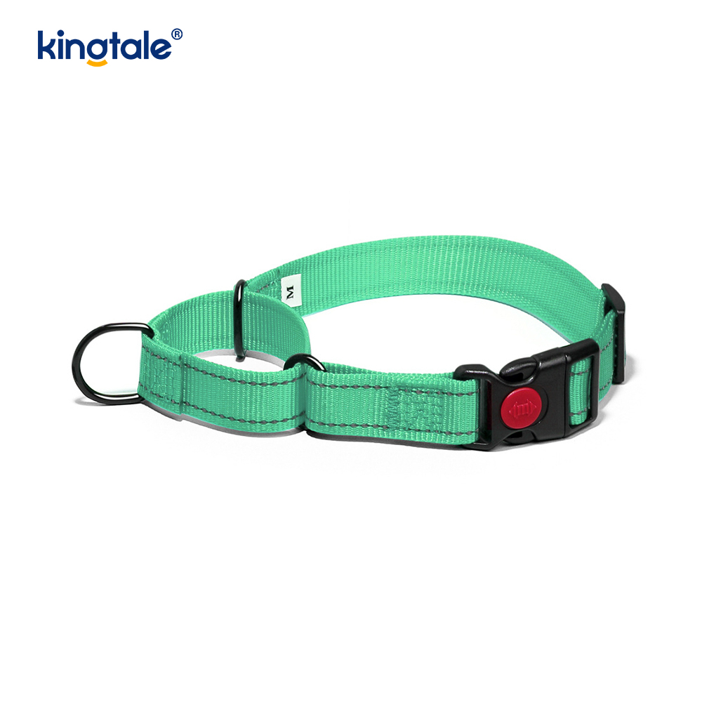 ไม่ต้องดึงปลอกคอสุนัข Martingale แบบปรับได้แบบสะท้อนแสงสำหรับสุนัข S M A L L