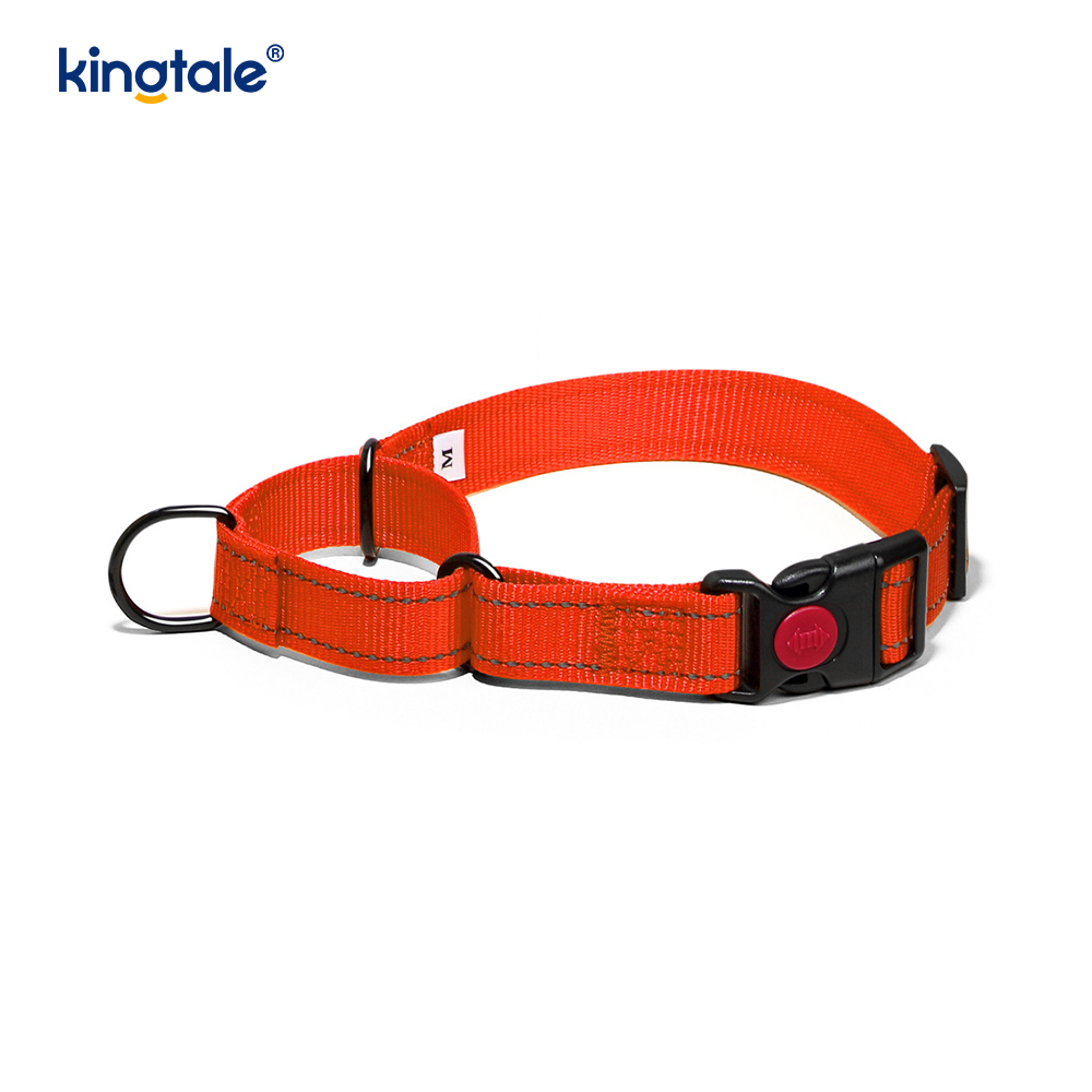 ไม่ต้องดึงปลอกคอสุนัข Martingale แบบปรับได้แบบสะท้อนแสงสำหรับสุนัข S M A L L
