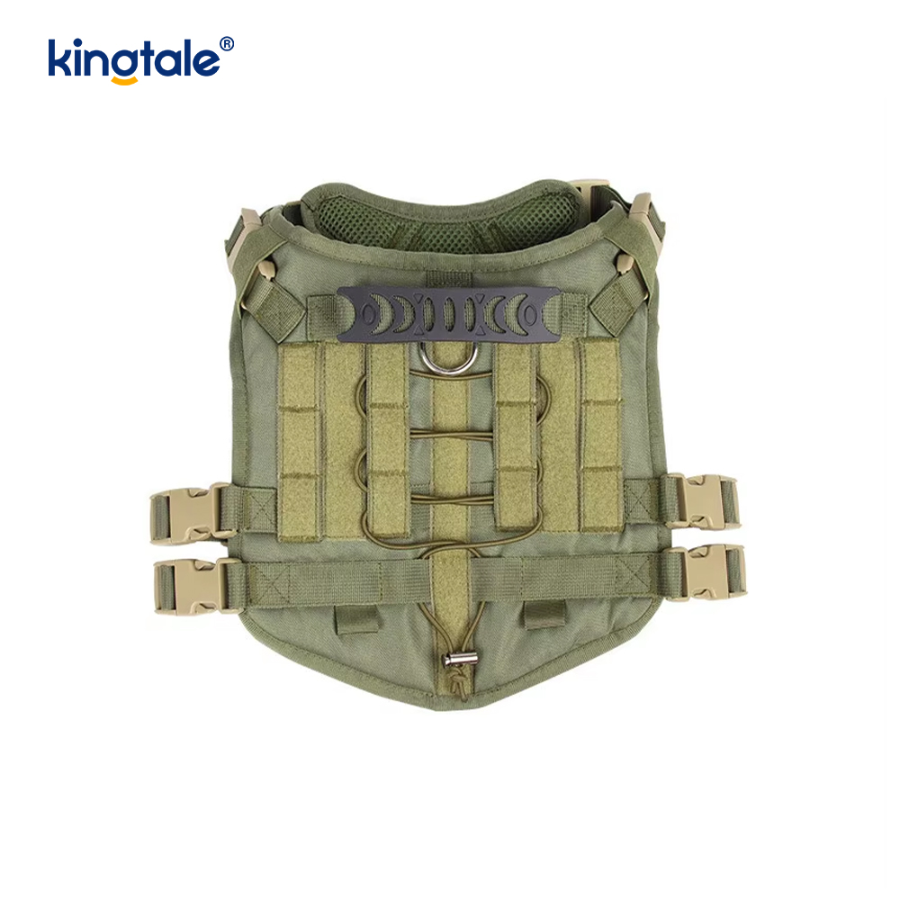 เสื้อกั๊กสุนัขขนาดใหญ่แบบ Heavy Duty แบบกำหนดเองระบายอากาศได้สายรัดสุนัขปรับได้