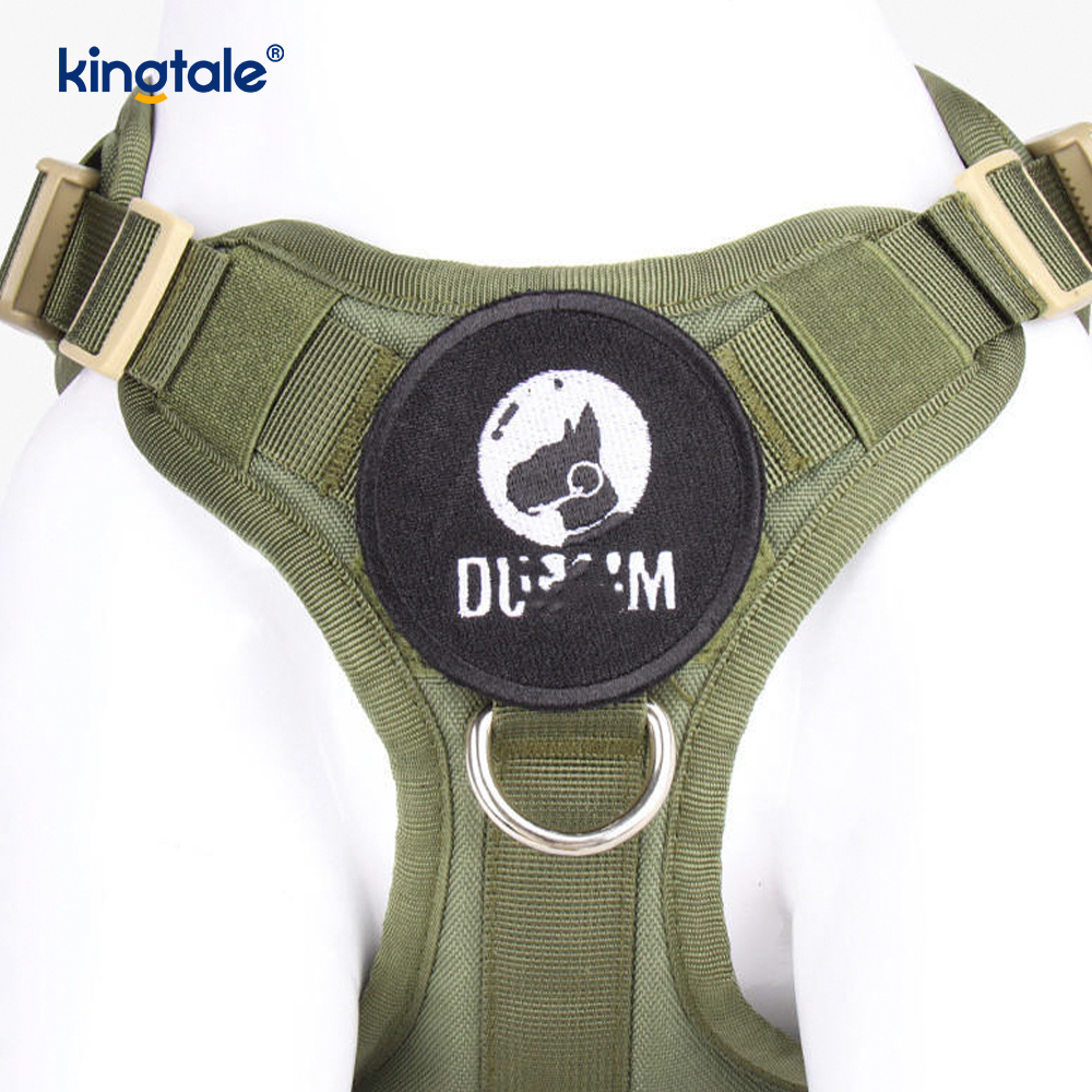 เสื้อกั๊กสุนัขขนาดใหญ่แบบ Heavy Duty แบบกำหนดเองระบายอากาศได้สายรัดสุนัขปรับได้