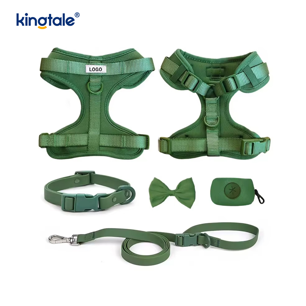 ปลอกคอจูงสุนัข Pvc กันน้ำน้ำหนักเบาแฟชั่นแบบกำหนดเอง