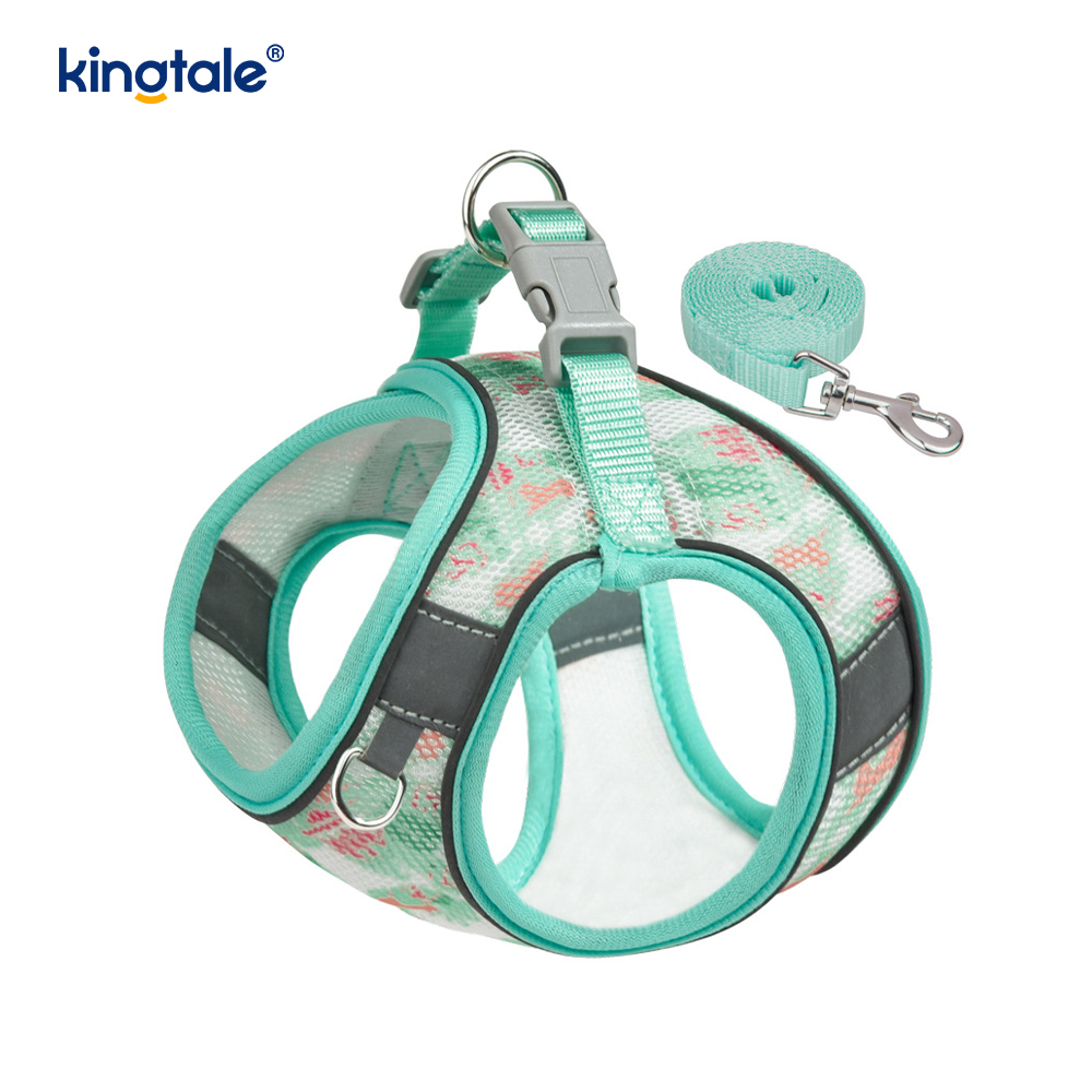เสื้อกั๊กสไตล์แฟชั่นเบาะสายรัดสัตว์เลี้ยงสุนัขสะท้อนแสง Anti-Shock Leash
