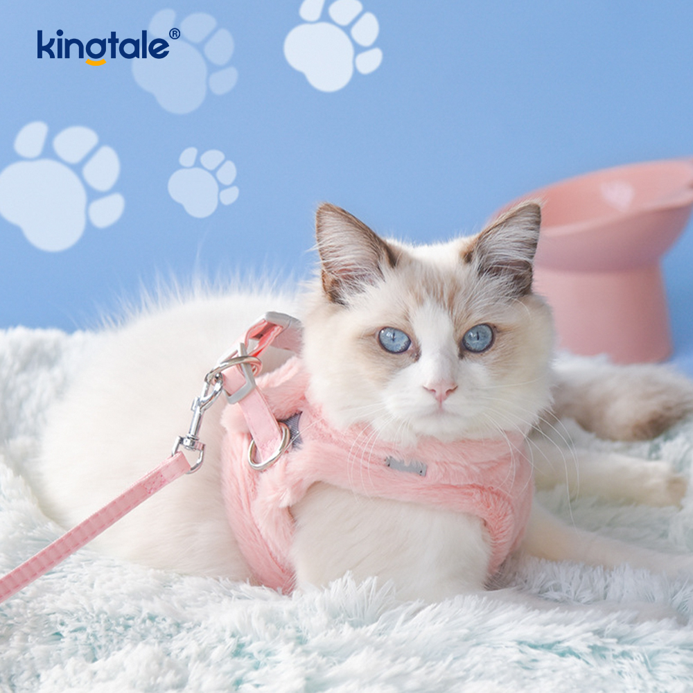 ตุ๊กตาสัตว์เลี้ยงสุนัข Harness Leash ชุดฤดูใบไม้ร่วงเดินสุนัข Harness Vest