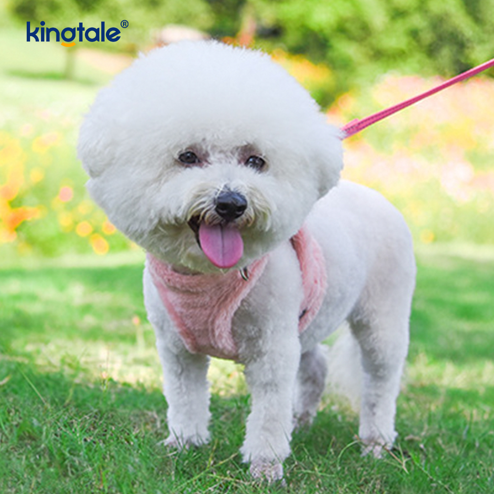 ตุ๊กตาสัตว์เลี้ยงสุนัข Harness Leash ชุดฤดูใบไม้ร่วงเดินสุนัข Harness Vest