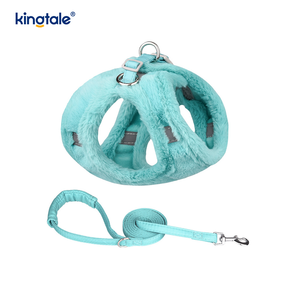 ตุ๊กตาสัตว์เลี้ยงสุนัข Harness Leash ชุดฤดูใบไม้ร่วงเดินสุนัข Harness Vest