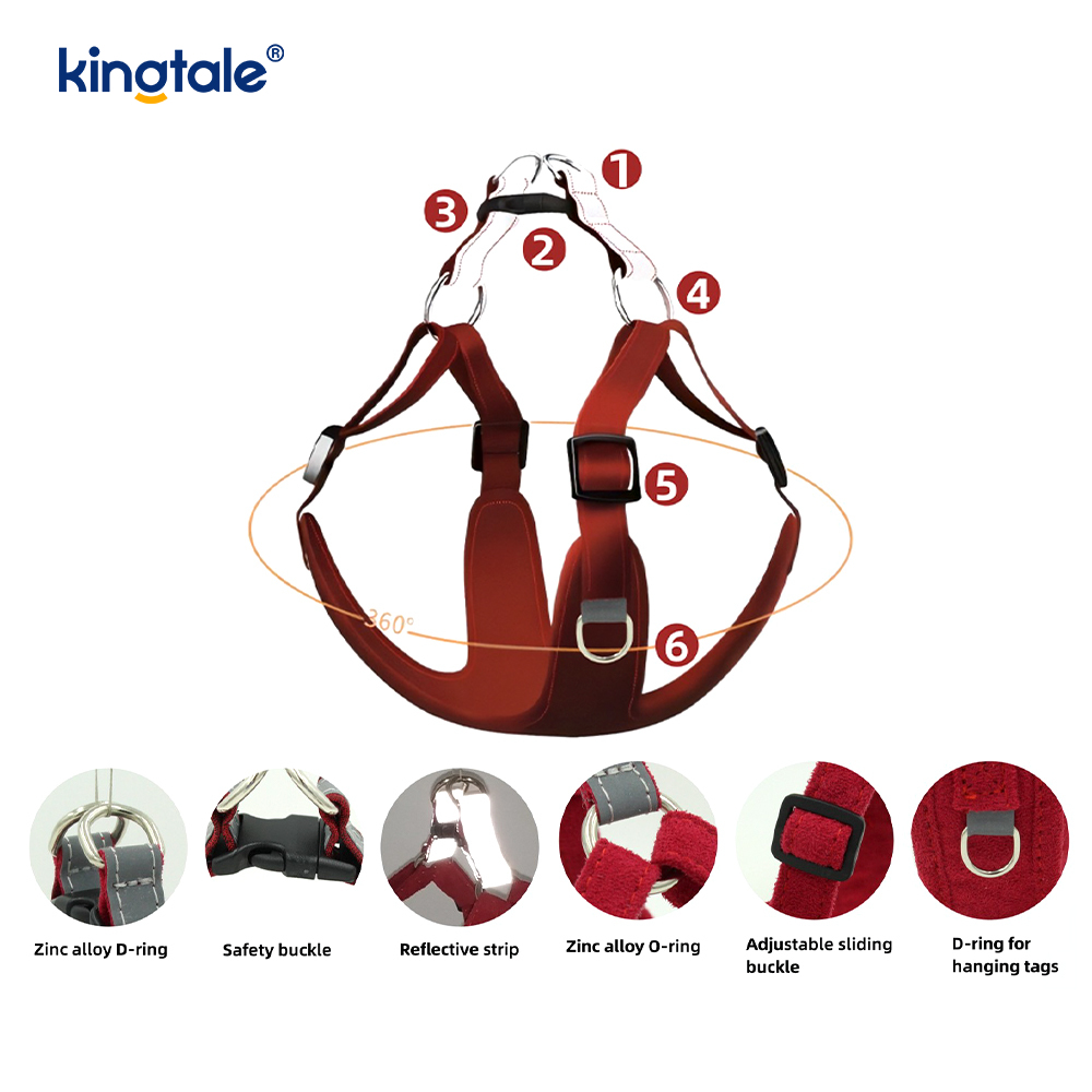 หนังปรับสุนัขสัตว์เลี้ยงขนาดเล็ก Cat Bling Rhinestone Harness & Leash ชุด