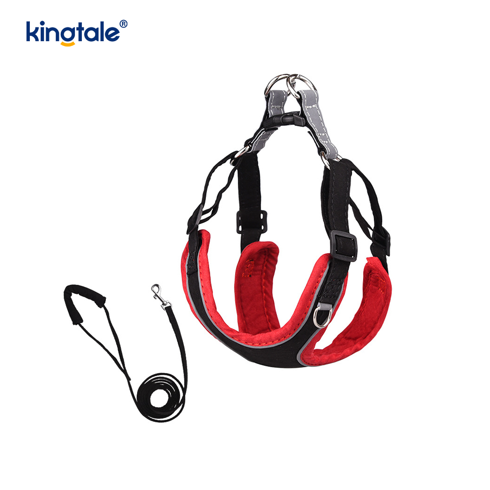 หนังปรับสุนัขสัตว์เลี้ยงขนาดเล็ก Cat Bling Rhinestone Harness & Leash ชุด
