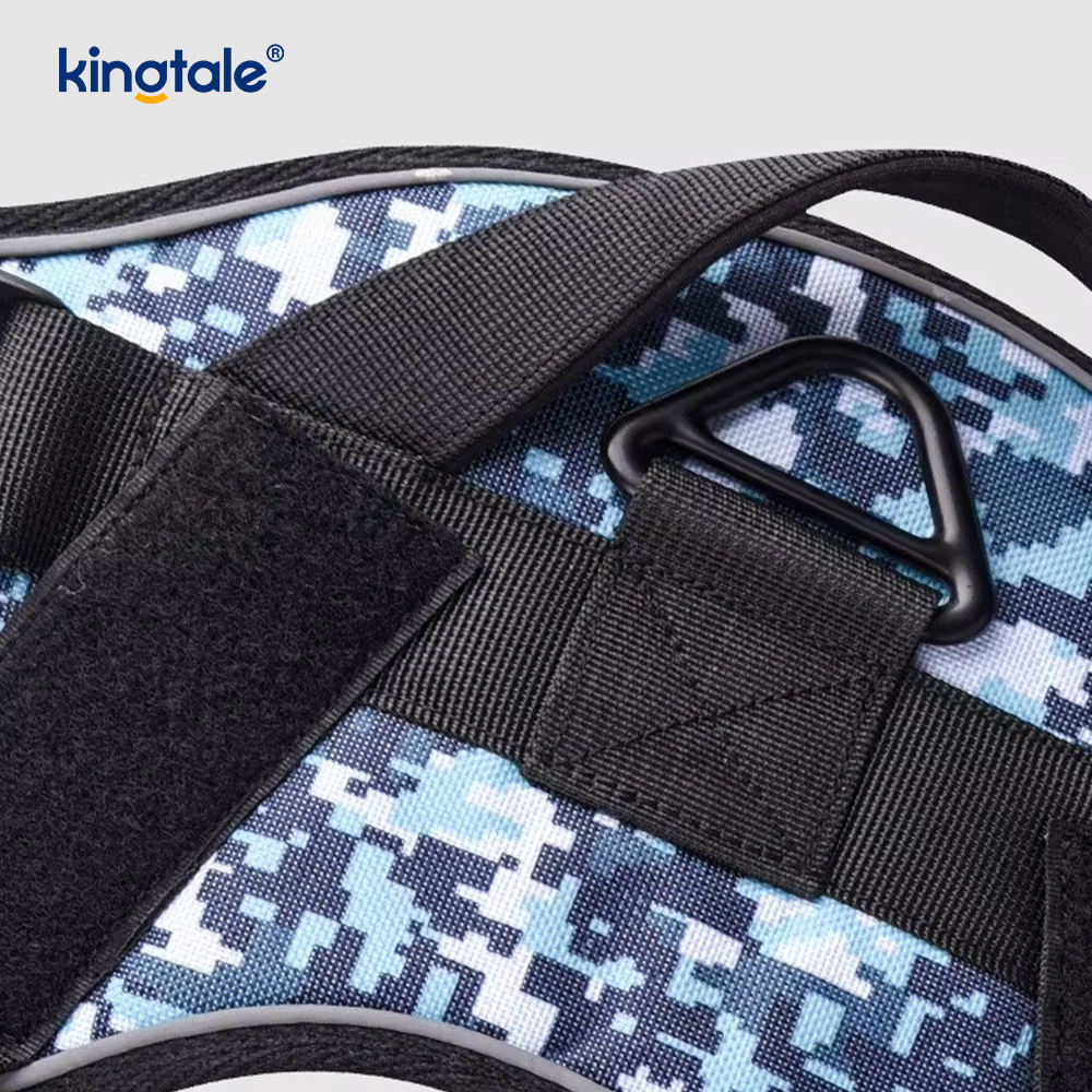 Heavy Duty Tactical No Pull ปรับเสื้อกั๊กสัตว์เลี้ยงสะท้อนแสงสายรัดสุนัข
