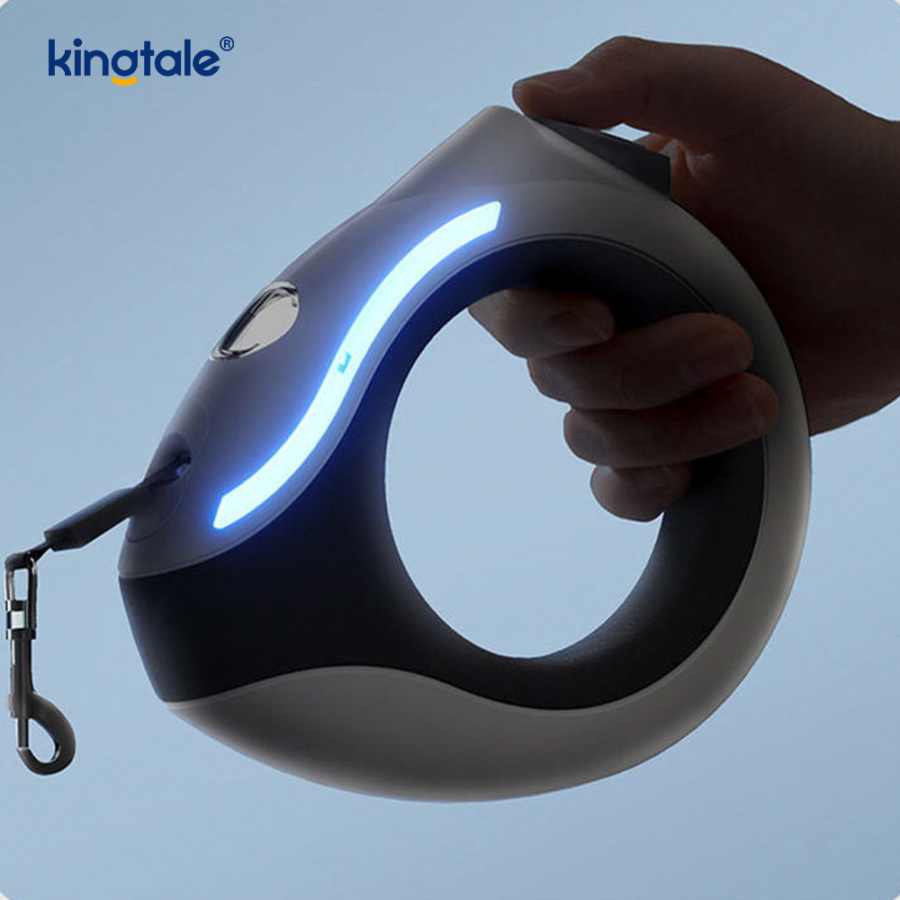 One Button Break & Lock Heavy Duty No Tangle Retractable สายจูงสุนัข สายจูงสุนัขสำหรับสัตว์เลี้ยง