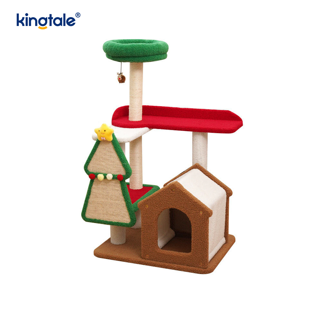 ซีรีส์คริสต์มาสที่เรื่องราวนี้อีกครั้ง Cat Scratch Pillar Siege Tower Apartment