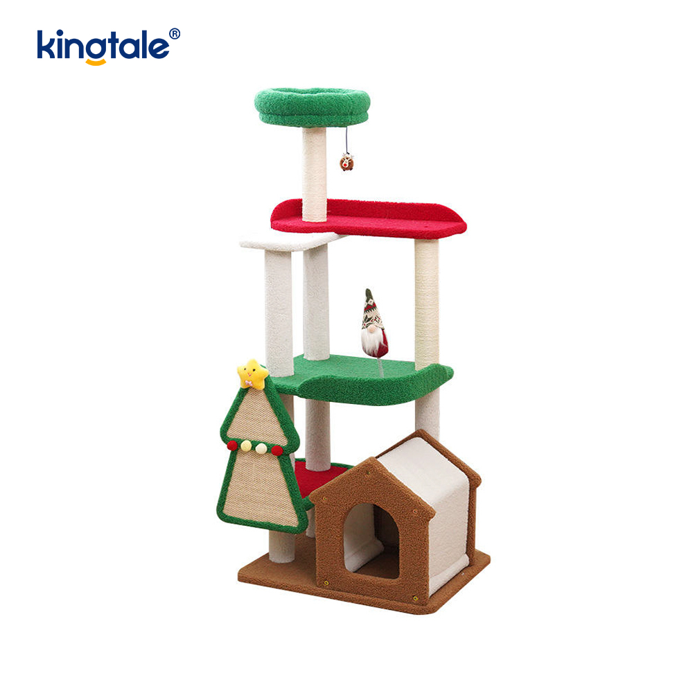 ซีรีส์คริสต์มาสที่เรื่องราวนี้อีกครั้ง Cat Scratch Pillar Siege Tower Apartment