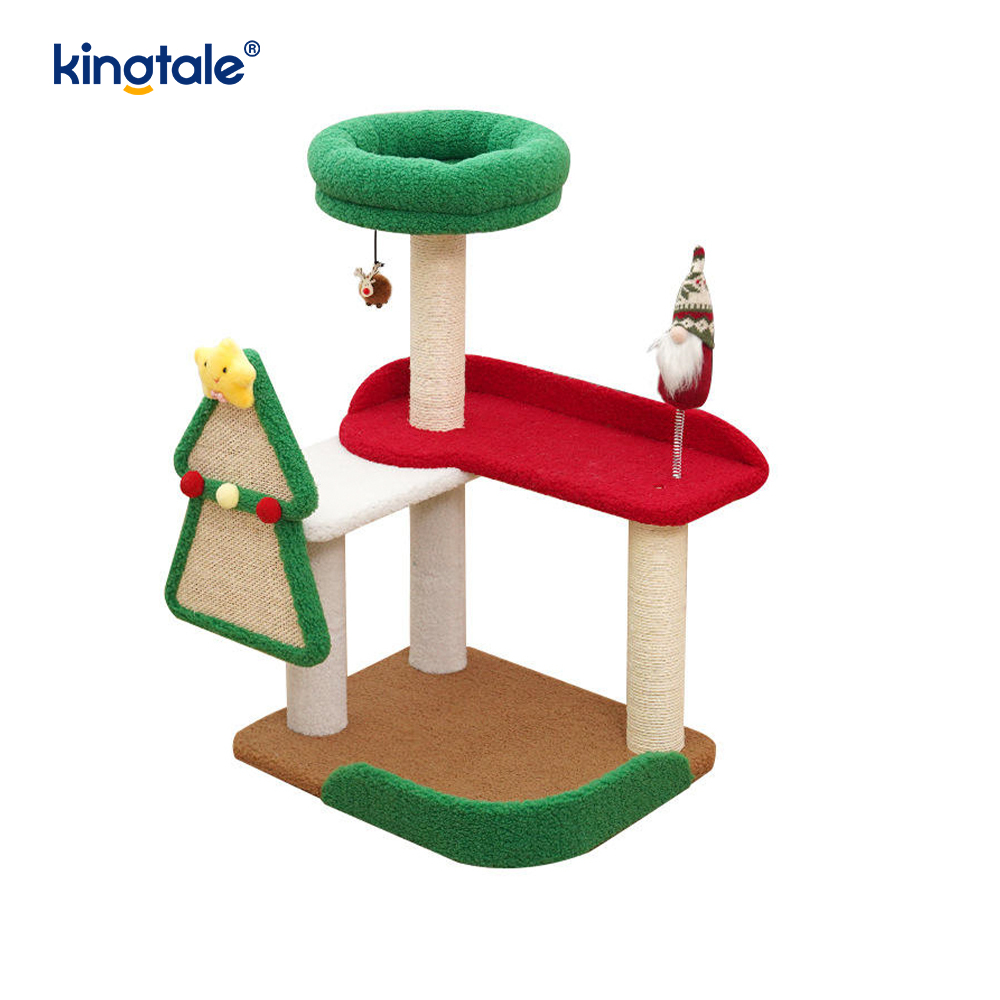 ซีรีส์คริสต์มาสที่เรื่องราวนี้อีกครั้ง Cat Scratch Pillar Siege Tower Apartment