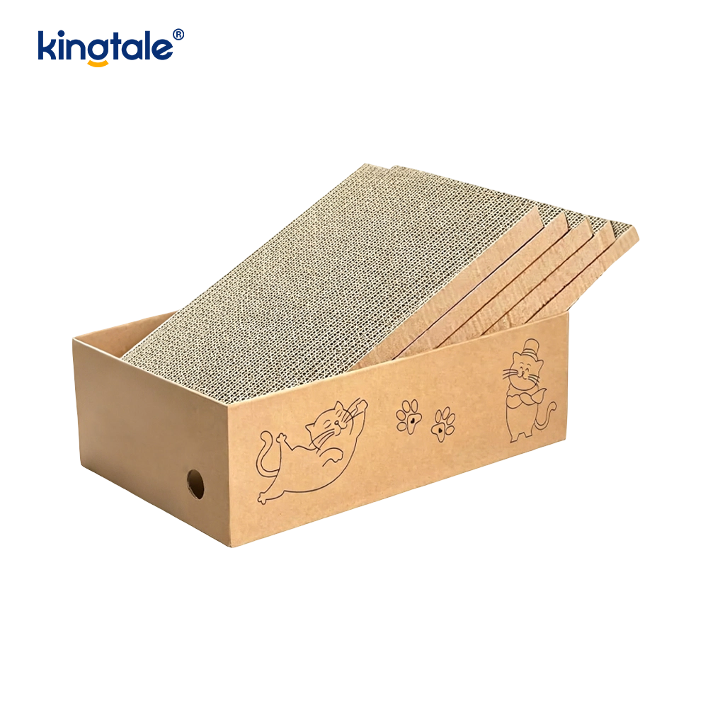 5 แพ็คใน 1 Cat Scratch Pad พร้อมกล่องเหมาะสำหรับแมว