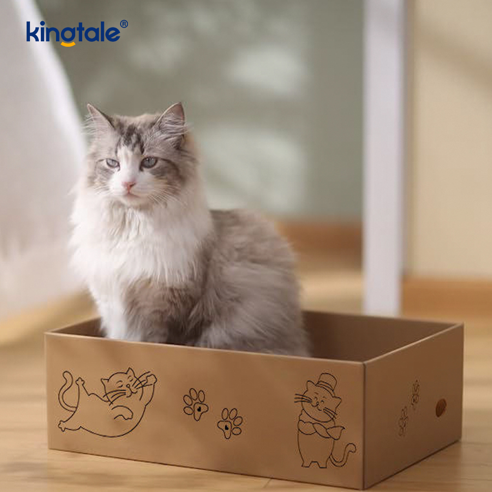 5 แพ็คใน 1 Cat Scratch Pad พร้อมกล่องเหมาะสำหรับแมว