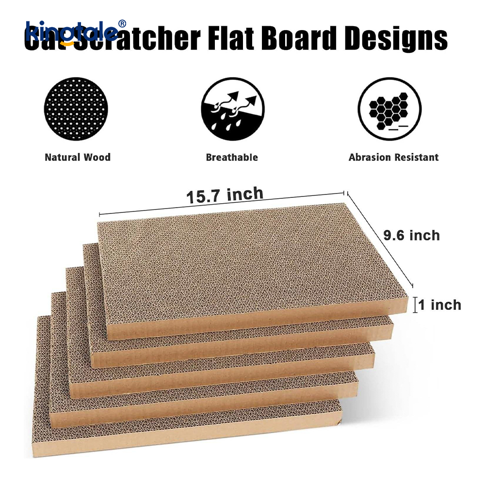 5 แพ็คใน 1 Cat Scratch Pad พร้อมกล่องเหมาะสำหรับแมว