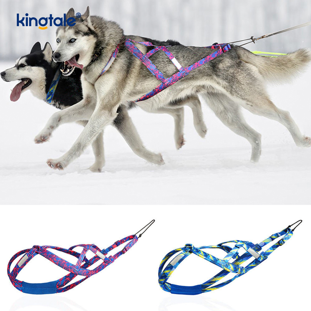 สุนัขดึงสายรัด Husky Mushing X สายรัดด้านหลังสำหรับสุนัข