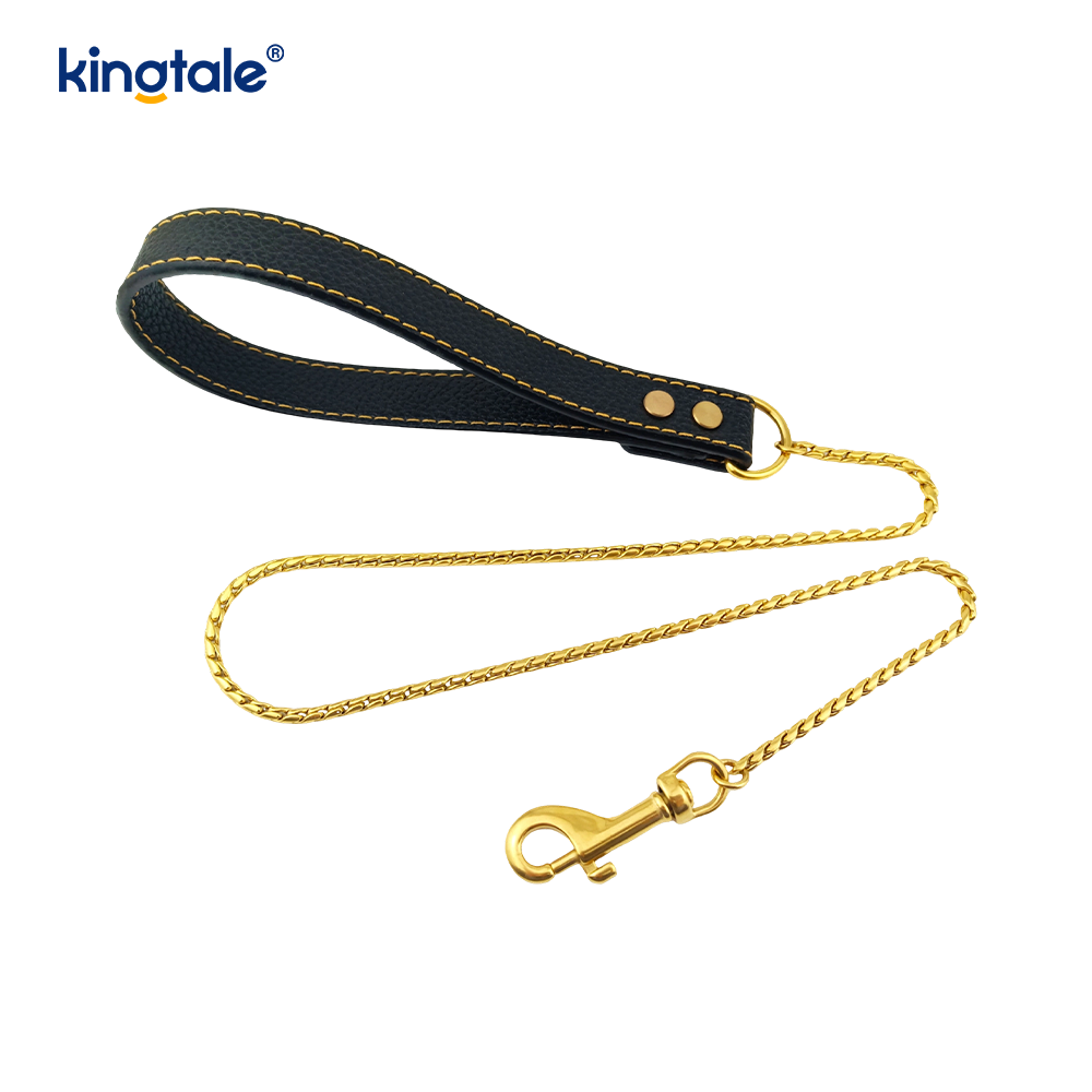 Heavy Duty Chain สายจูงสุนัขโลหะหลากสี Pet Dog Walking Chain Leash