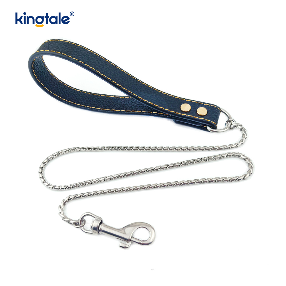 Heavy Duty Chain สายจูงสุนัขโลหะหลากสี Pet Dog Walking Chain Leash